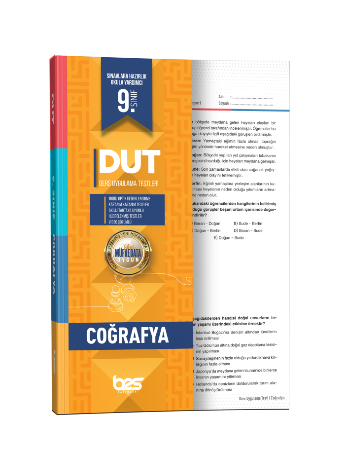 *BES DUT 09.SINIF UYGULAMA TESTİ COĞRAFYA - 24-25